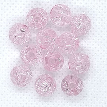 画像をギャラリービューアに読み込む, クラックアクリルビーズ 8mm 100粒 手芸 ハンドメイド ビーズ 作品作り アクセサリー