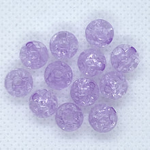 画像をギャラリービューアに読み込む, クラックアクリルビーズ 8mm 100粒 手芸 ハンドメイド ビーズ 作品作り アクセサリー