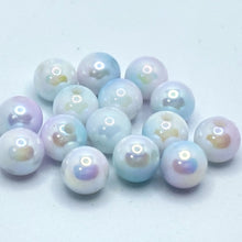 画像をギャラリービューアに読み込む, アクリルビーズ グラデーション 8mm アクセサリー ハンドメイド パーツ 素材 材料 イヤリング ブレス ピアス