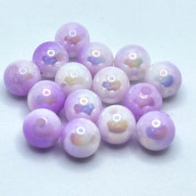 画像をギャラリービューアに読み込む, アクリルビーズ グラデーション 8mm アクセサリー ハンドメイド パーツ 素材 材料 イヤリング ブレス ピアス
