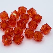 画像をギャラリービューアに読み込む, アクリルビーズ キューブ クリア 8mm ハンドメイド クラフト アクセサリーパーツ