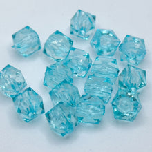 画像をギャラリービューアに読み込む, アクリルビーズ キューブ クリア 8mm ハンドメイド クラフト アクセサリーパーツ