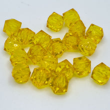 画像をギャラリービューアに読み込む, アクリルビーズ キューブ クリア 8mm ハンドメイド クラフト アクセサリーパーツ