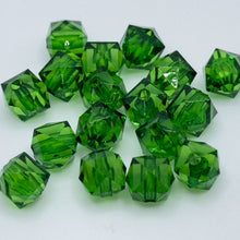 画像をギャラリービューアに読み込む, アクリルビーズ キューブ クリア 8mm ハンドメイド クラフト アクセサリーパーツ