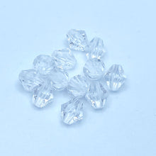 画像をギャラリービューアに読み込む, アクリルビーズ クリスタル 菱形 多面カット 8mm 100粒 アクセサリーパーツ ピアス イヤリング ネックレス リング