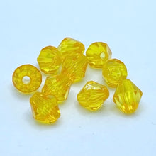 画像をギャラリービューアに読み込む, アクリルビーズ クリスタル 菱形 多面カット 8mm 100粒 アクセサリーパーツ ピアス イヤリング ネックレス リング