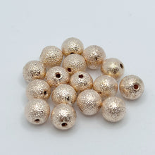 画像をギャラリービューアに読み込む, アクリル 丸型スペーサー ビーズ プレーン 8mm 100粒 鍍金 円形 キラキラ