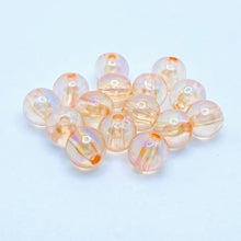 画像をギャラリービューアに読み込む, アクリルビーズ クリア パステル 8mm 100粒 ハンドメイド パーツ 素材 材料 イヤリング ブレス ピアス