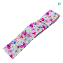 画像をギャラリービューアに読み込む, リボン グラデーションフラワー ポリエステル綿 25mm×1m 9種 材料 素材 資材 ハンドメイド資材