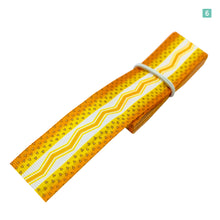 画像をギャラリービューアに読み込む, 和柄 和風 デザインリボン 25mm×1m 6種類セットA 市松柄 緑 黒 古典 作品作り