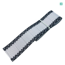 画像をギャラリービューアに読み込む, グログランリボン ゴシック 38mm×1m 5種類セットB 水玉 ドット 可愛い アクセサリー 作品 手芸 ラグジュアリー