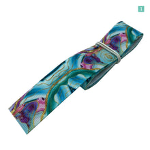 画像をギャラリービューアに読み込む, グログランリボン マーブル 寒色 25mm×1m 6種類セットA 大理石 リバーストーン 墨流し リゾート 春 夏 暖色 ラグジュアリー