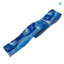 画像をギャラリービューアに読み込む, グログランリボン マーブル 寒色 25mm×1m 6種類セットA 大理石 リバーストーン 墨流し リゾート 春 夏 暖色 ラグジュアリー