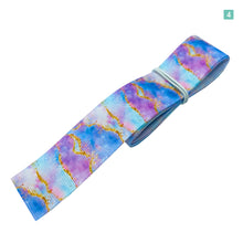 画像をギャラリービューアに読み込む, グログランリボン マーブル 暖色 25mm×1m 6種類セットB 大理石 リバーストーン 墨流し リゾート 春 夏 寒色 ラグジュアリー