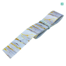 画像をギャラリービューアに読み込む, グログランリボン マーブル グレー 25mm×1m 8種類セットA 大理石 材料 素材 ハンドメイド 資材