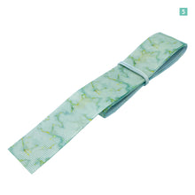 画像をギャラリービューアに読み込む, グログランリボン マーブル グレー 25mm×1m 8種類セットA 大理石 材料 素材 ハンドメイド 資材