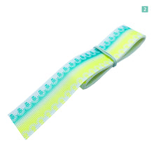 画像をギャラリービューアに読み込む, リボン グラデーション 25mm×1m 6種類セットA ギフト 包装 ストラップ 花飾り レインボー ヘアー