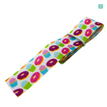画像をギャラリービューアに読み込む, グログランリボン スイーツ 25mm×1m 5種類セットD 手作り 手芸材料 ドーナツ ケーキ