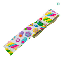 画像をギャラリービューアに読み込む, リボン 25mm×1m 8種類セットA キャンディ お菓子 スイーツ 可愛い