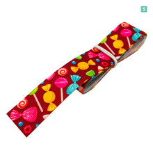 画像をギャラリービューアに読み込む, リボン 25mm×1m 8種類セットA キャンディ お菓子 スイーツ 可愛い