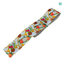 画像をギャラリービューアに読み込む, グログランリボン ゴシック フラワー 25mm×1m 5種類セットB レトロ クラシック 花 作品 ハンドメイド