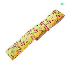 画像をギャラリービューアに読み込む, 和柄 和風 デザインリボン 25mm ×1m 5種類セット A 桜 花見 小花 花柄 作品 ハンドメイド