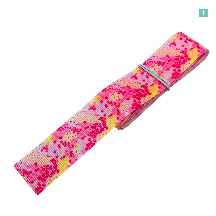 和柄 和風 デザインリボン 25mm ×1m 5種類セット B 5種類セット A 桜 花見 小花 花柄 作品