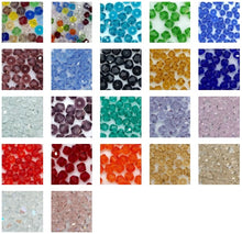 画像をギャラリービューアに読み込む, ガラス ビーズ ソロバン 4mm 約500粒セット パーツ アクセサリー 手芸 ハンドメイド ビーズ手芸