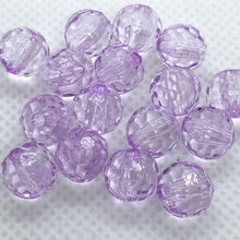 画像をギャラリービューアに読み込む, アクリルビーズ 球体 多面カット 8mm 100個 ミラーボール ダイヤカット ハンドメイド クラフト アクセサリーパーツ