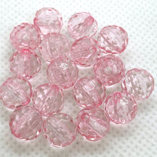 画像をギャラリービューアに読み込む, アクリルビーズ 球体 多面カット 8mm 100個 ミラーボール ダイヤカット ハンドメイド クラフト アクセサリーパーツ