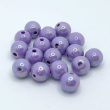 画像をギャラリービューアに読み込む, アクリルビーズ パステル オーロラ 8mm 100個 アクセサリー ハンドメイド パーツ 素材 材料 イヤリング ブレス ピアス