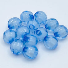 画像をギャラリービューアに読み込む, アクリルビーズ クリア パンプキン かぼちゃ 8mm 100個 アクセサリー ハンドメイド パーツ 素材 材料 イヤリング ブレス ピアス