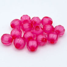 画像をギャラリービューアに読み込む, アクリルビーズ クリア パンプキン かぼちゃ 8mm 100個 アクセサリー ハンドメイド パーツ 素材 材料 イヤリング ブレス ピアス