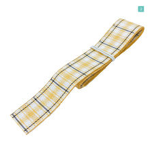 画像をギャラリービューアに読み込む, チェック柄 リボン 25mm×1m 7種類セットC 材料 素材 資材 ハンドメイド資材 チェック スコティッシュリボン