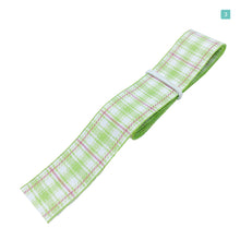 画像をギャラリービューアに読み込む, チェック柄 リボン 25mm×1m 7種類セットC 材料 素材 資材 ハンドメイド資材 チェック スコティッシュリボン