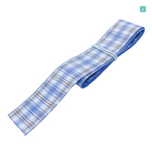 画像をギャラリービューアに読み込む, チェック柄 リボン 25mm×1m 7種類セットC 材料 素材 資材 ハンドメイド資材 チェック スコティッシュリボン