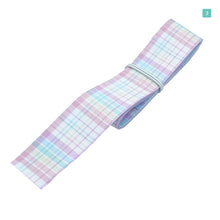 画像をギャラリービューアに読み込む, リボン パステル チェック柄 25mm×1m 6種類セットB ハンドメイド 手芸 ラッピング プレゼント アクセサリー