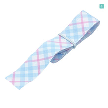 画像をギャラリービューアに読み込む, リボン パステル チェック柄 25mm×1m 6種類セットB ハンドメイド 手芸 ラッピング プレゼント アクセサリー