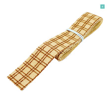 画像をギャラリービューアに読み込む, リボン オータム ストライプ チェック柄 25mm×1m 7種類セットB