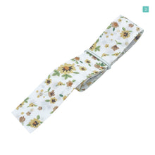 画像をギャラリービューアに読み込む, プリントリボン パンジー柄 25mm×1m 5種類セットB 小花柄 フラワー かわいい アクセサリー 手作り ラッピング ギフト