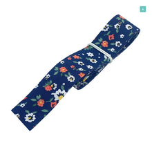 画像をギャラリービューアに読み込む, プリントリボン パンジー柄 25mm×1m 5種類セットB 小花柄 フラワー かわいい アクセサリー 手作り ラッピング ギフト
