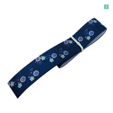 画像をギャラリービューアに読み込む, グログランリボンレトロ フラワー 25mm×1m 5種類セットA 花柄 フラワー アンティーク