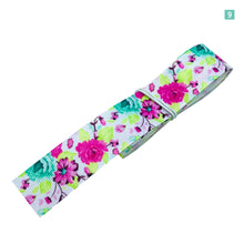 画像をギャラリービューアに読み込む, グログランリボン 北欧 小花柄 フラワー 25mm×1m 9種 手芸 資材 テープ 手作り ヘアアクセサリー