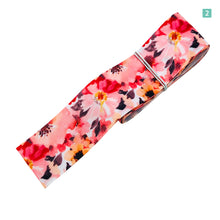 画像をギャラリービューアに読み込む, グログランリボン デイジー柄 花柄 38mm×1m 5種類セットB 北欧 フラワー ビビット 綺麗