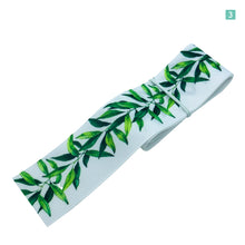 画像をギャラリービューアに読み込む, フラワー リーフ プリントリボン 38mm×1m 5種類セットB 北欧 葉っぱ 綺麗