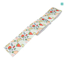 画像をギャラリービューアに読み込む, プリントリボン フルーツ ミックス 25mm×1m 5種類セット 可愛い ギフト ラッピング 果物 ハンドメイド