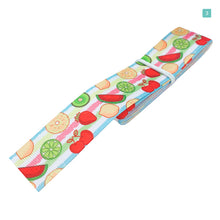 画像をギャラリービューアに読み込む, プリントリボン フルーツ ミックス 25mm×1m 5種類セット 可愛い ギフト ラッピング 果物 ハンドメイド