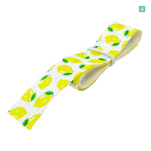 画像をギャラリービューアに読み込む, プリントリボン フルーツ レモン 25mm×1m 7種類セット かわいい 柄物 プリント 手芸 DIY ハンドメイド