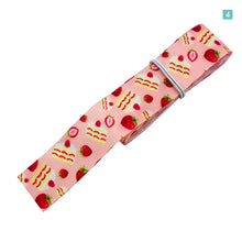 画像をギャラリービューアに読み込む, リボン ストロベリー スイーツ 25mm×1m 5種類セットB ヘアアクセサリー 苺 手芸 資材 テープ