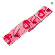 画像をギャラリービューアに読み込む, リボン ストロベリー スイーツ 25mm×1m 5種類セットC ヘアアクセサリー 苺 手芸 資材 テープ